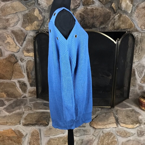 Zenana Outfitters | Sweater Dress | Blue | S - Picture 4 of 8